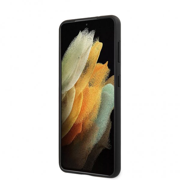 Samsung Galaxy S21 Deksel Logo Perforert Dynamic Svart