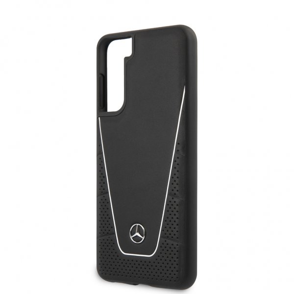 Samsung Galaxy S21 Deksel Logo Perforert Dynamic Svart