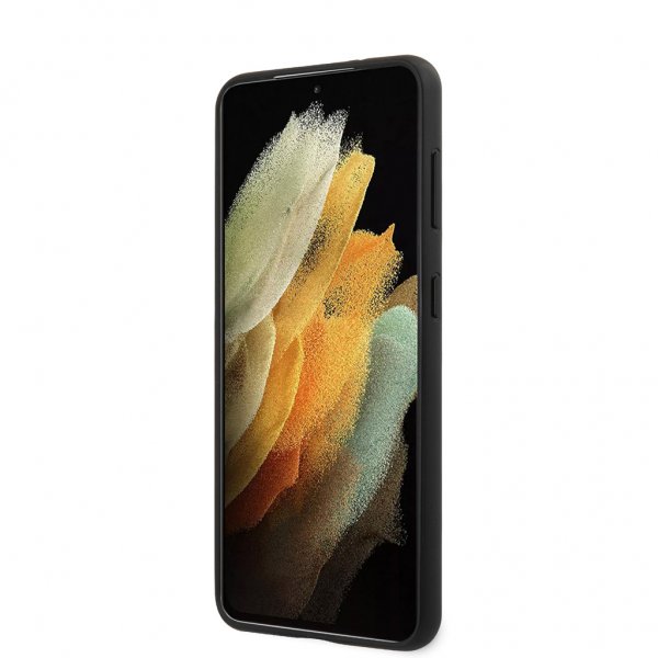 Samsung Galaxy S21 Deksel Logo Perforert Svart