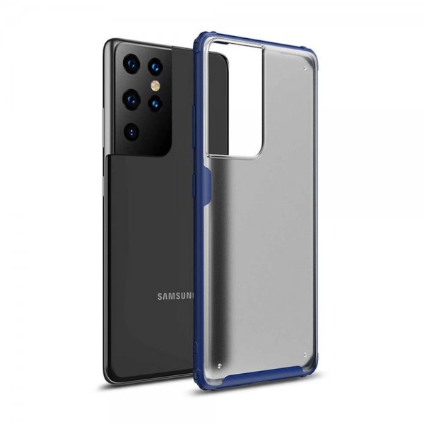 Samsung Galaxy S21 Ultra Deksel Frosted Bakside Blå