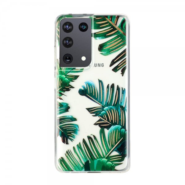 Samsung Galaxy S21 Ultra Deksel Motiv Grønn Blad