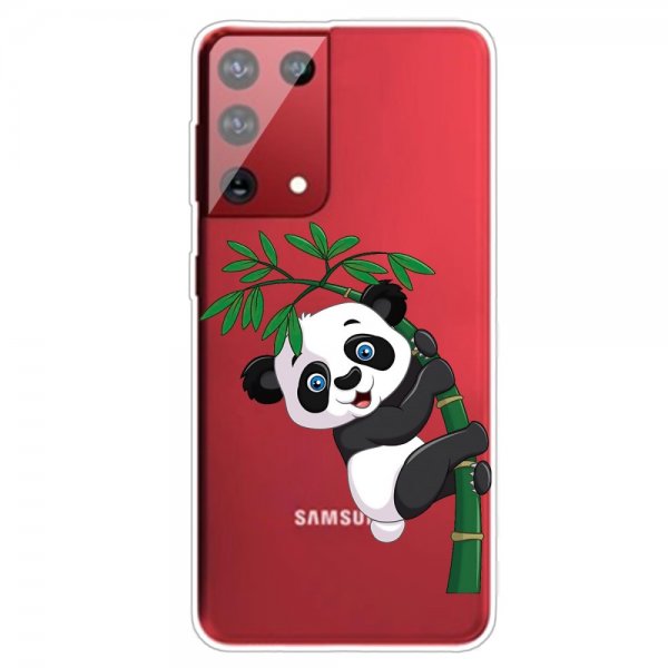 Samsung Galaxy S21 Ultra Deksel Motiv Panda Og Bambus