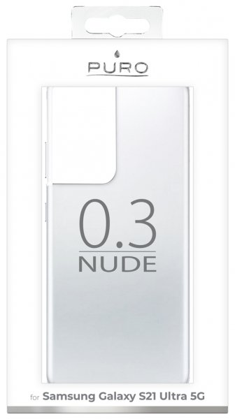 Samsung Galaxy S21 Ultra Deksel Nude Gjennomsiktig Klar