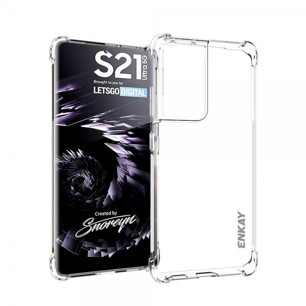 Samsung Galaxy S21 Ultra Deksel Transparent Klar