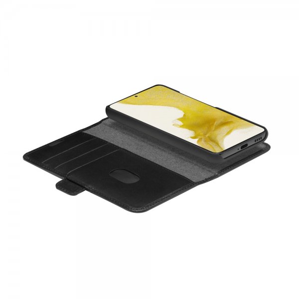 Samsung Galaxy S22 Etui Lynge Avtakbart Deksel Svart