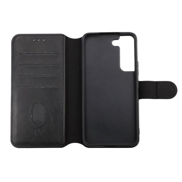 Samsung Galaxy S22 Etui Detachable Wallet Case Svart