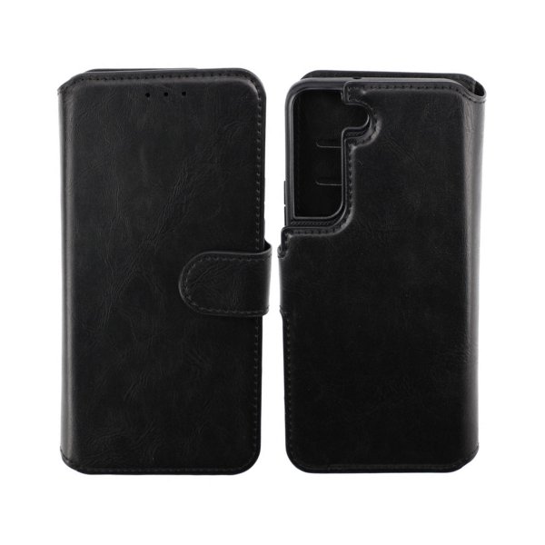 Samsung Galaxy S22 Etui Detachable Wallet Case Svart