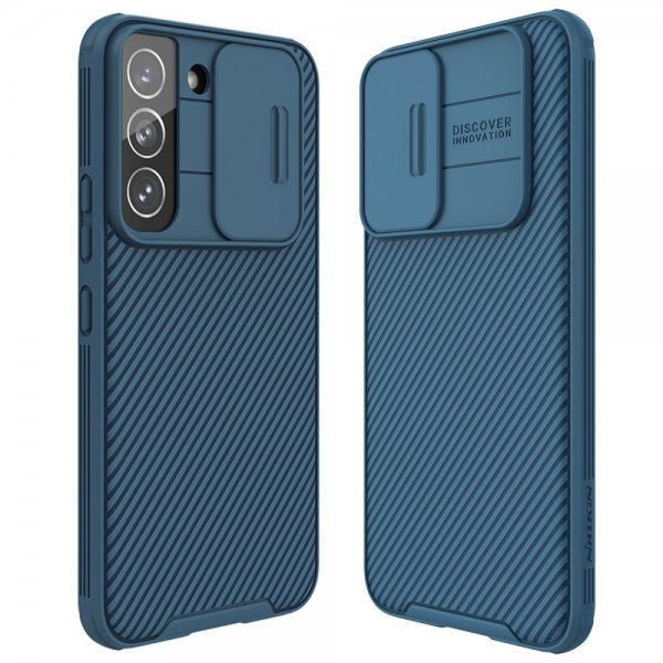Samsung Galaxy S22 Plus Deksel CamShield Blå
