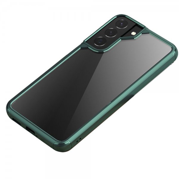 Samsung Galaxy S22 Plus Deksel Gjennomsiktig Bakside Grønn