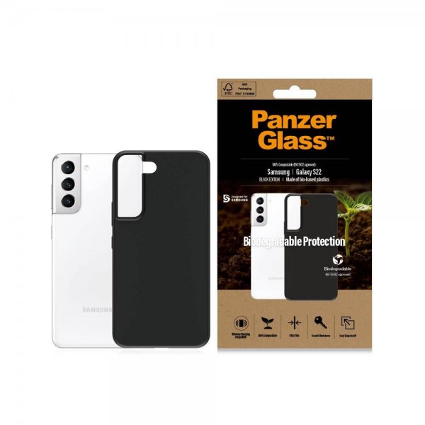 Samsung Galaxy S22 Deksel Biodegradable Case Svart