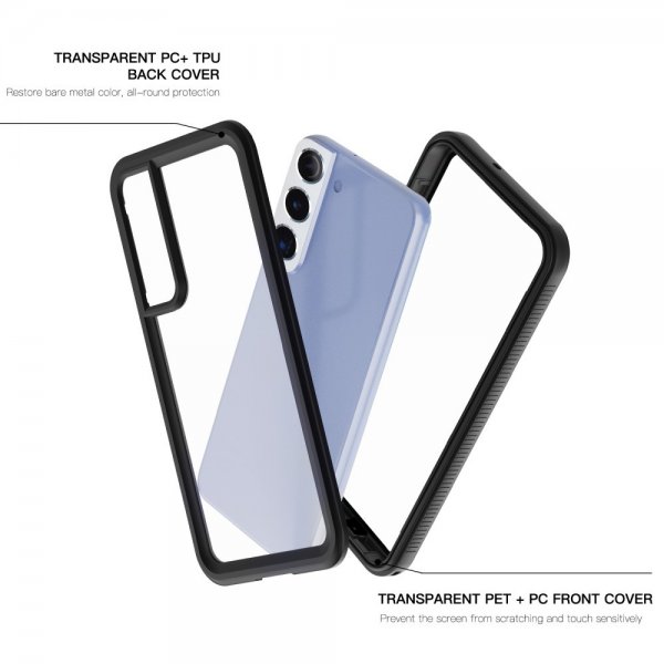 Samsung Galaxy S22 Deksel Vanntett IP68 Svart