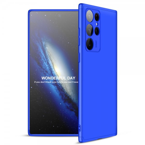 Samsung Galaxy S22 Ultra Deksel Tredelt Blå