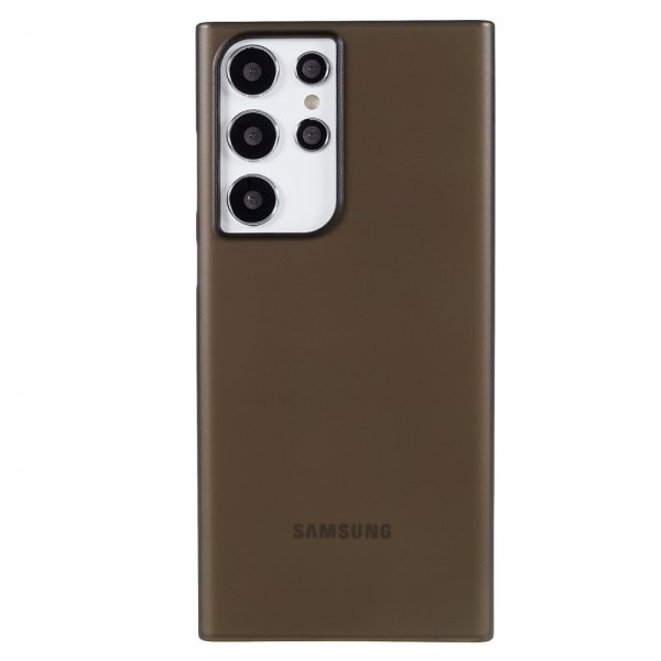 Samsung Galaxy S22 Ultra Deksel Ultra Thin Transparent Svart