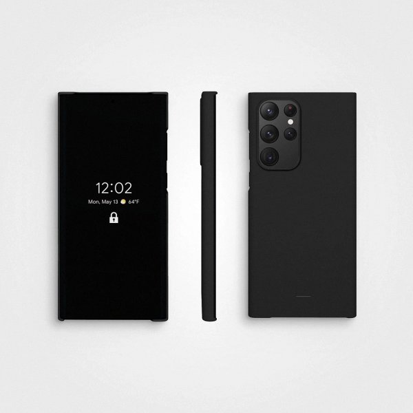 Samsung Galaxy S22 Ultra Deksel Plantebasert Charcoal Black