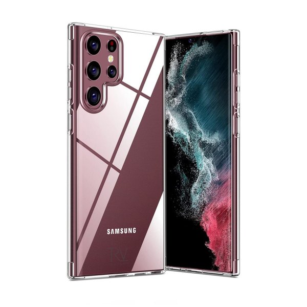 Samsung Galaxy S22 Ultra Deksel Støtsikker Transparent