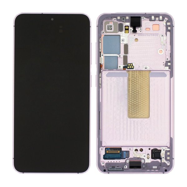 Samsung Galaxy S23 5G (SM-S911) Skjerm med LCD Display Original - Lavendel/Lilla