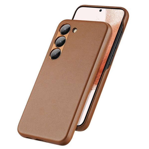 Samsung Galaxy S23 Plus Deksel Grit Series Brun