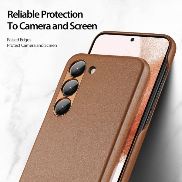 Samsung Galaxy S23 Plus Deksel Grit Series Brun