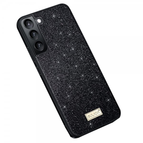 Samsung Galaxy S23 Deksel Glitter Svart