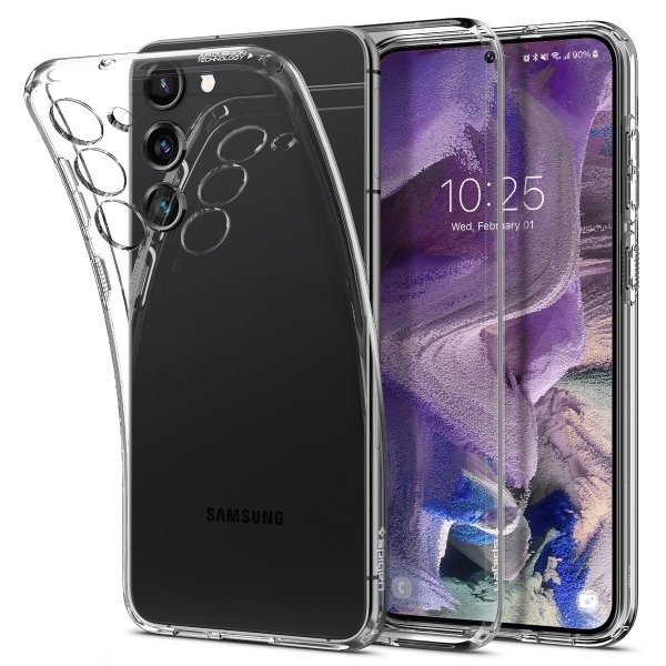 Samsung Galaxy S23 Deksel Liquid Crystal Crystal Clear