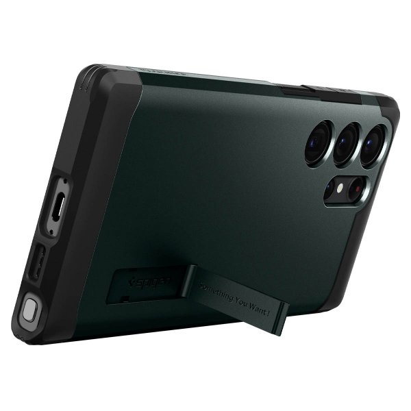 Samsung Galaxy S23 Ultra Deksel Tough Armor Abyss Green