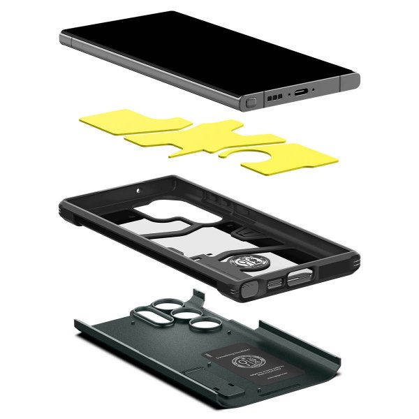 Samsung Galaxy S23 Ultra Deksel Tough Armor Abyss Green