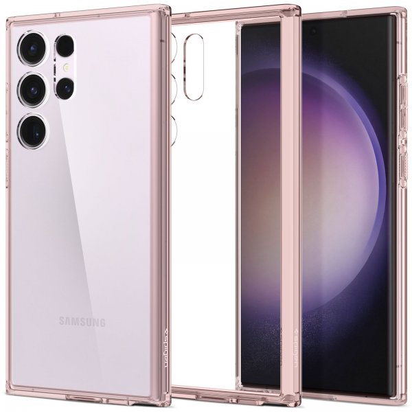 Samsung Galaxy S23 Ultra Deksel Ultra Hybrid Rose Crystal