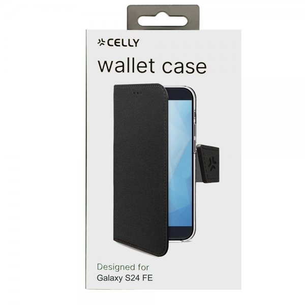 Samsung Galaxy S24 FE Etui Wally Wallet Case Svart