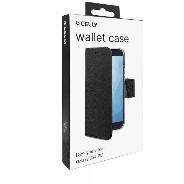 Samsung Galaxy S24 FE Etui Wally Wallet Case Svart