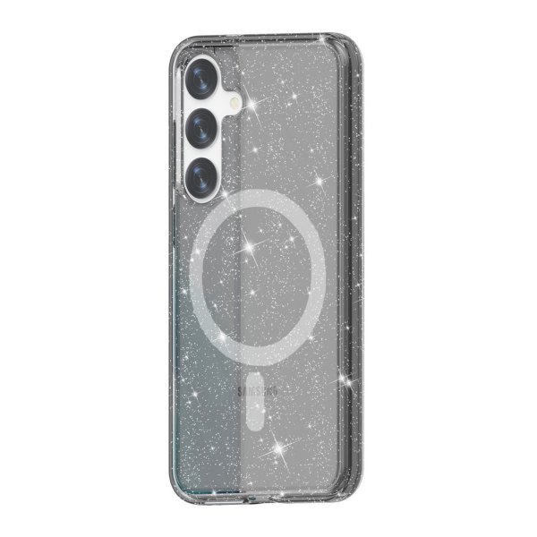 Samsung Galaxy S24 Plus Deksel Glitter MagSafe Svart