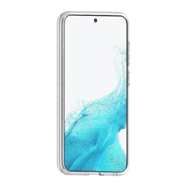 Samsung Galaxy S24 Plus Deksel Glitter Støtsikker Transparent