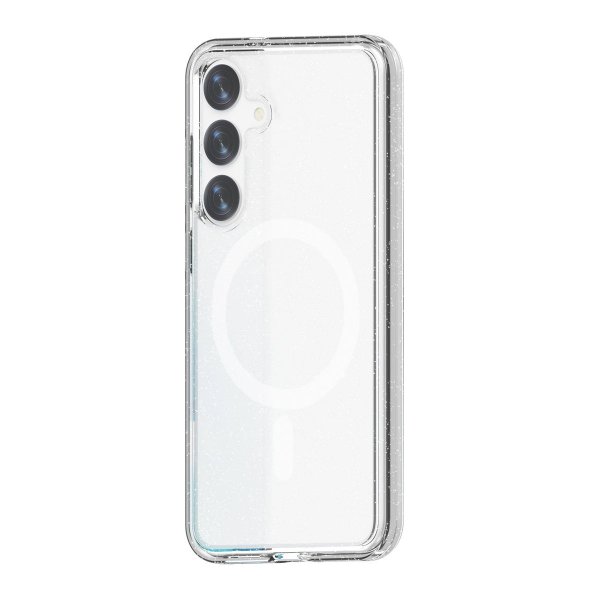 Samsung Galaxy S24 Plus Deksel Glitter Støtsikker Transparent