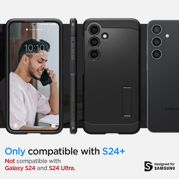 Samsung Galaxy S24 Plus Deksel Tough Armor Svart