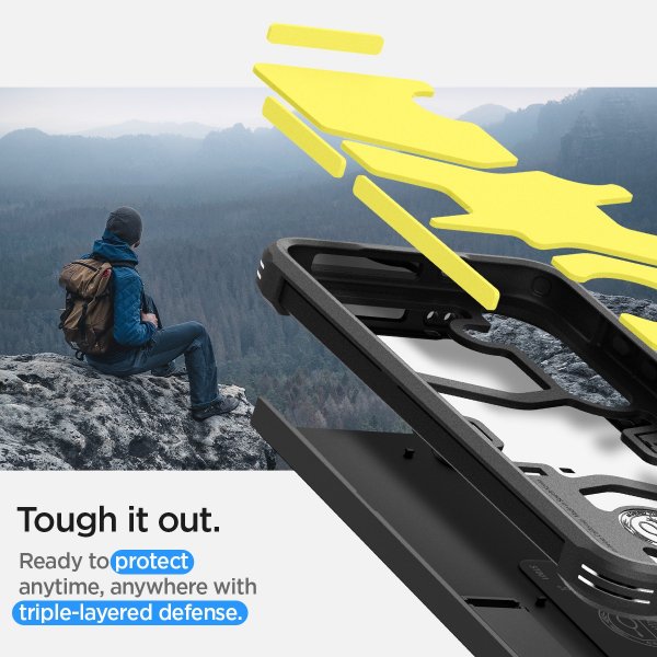 Samsung Galaxy S24 Plus Deksel Tough Armor Svart