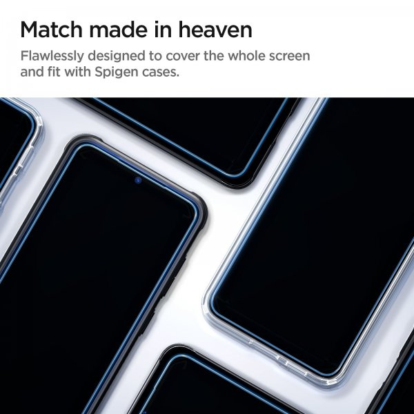 Samsung Galaxy S24/Galaxy S25 Skjermbeskytter GLAS.tR EZ Fit 2-pakning