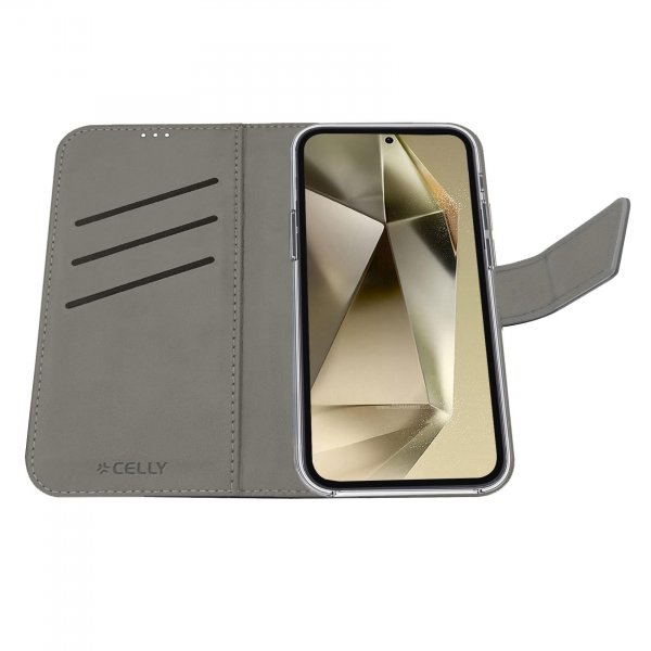 Samsung Galaxy S24 Ultra Etui Wally Wallet Case Svart