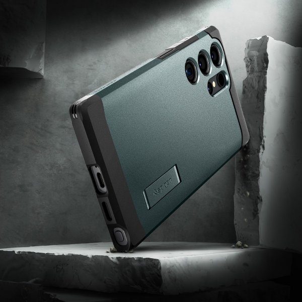 Samsung Galaxy S24 Ultra Deksel Tough Armor Abyss Green