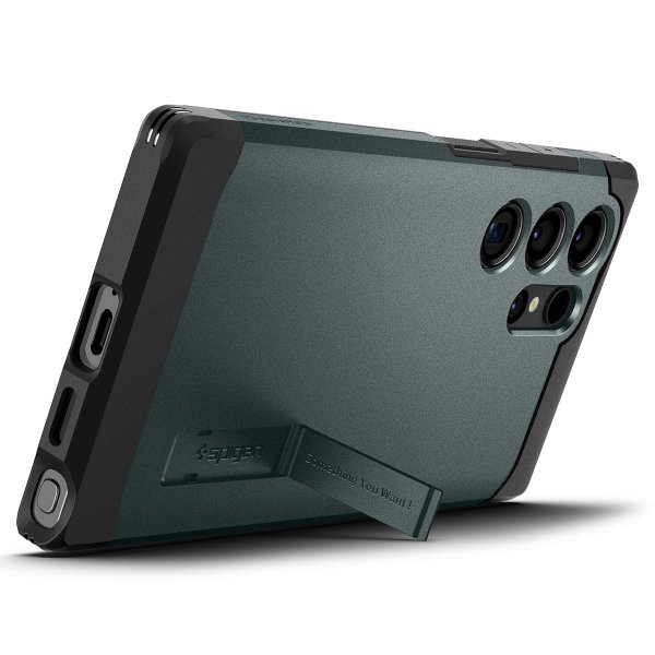Samsung Galaxy S24 Ultra Deksel Tough Armor Abyss Green