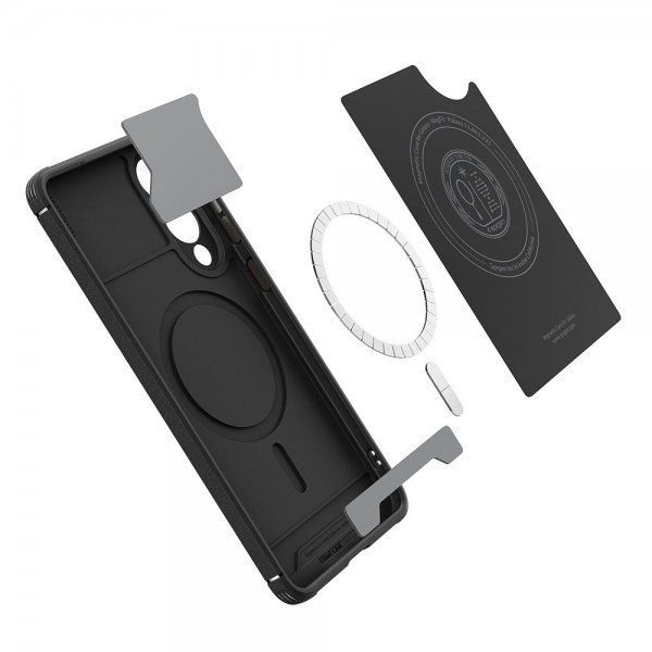 Samsung Galaxy S25 Edge Deksel Core Armor MagFit Matte Black