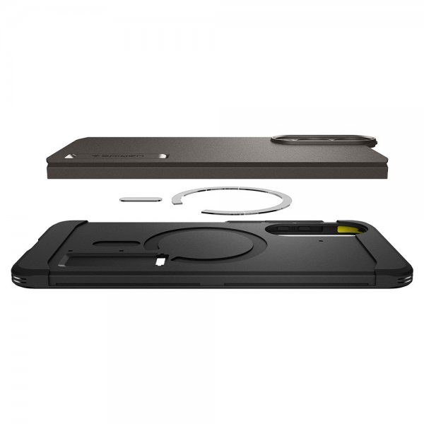 Samsung Galaxy S25 Edge Deksel Tough Armor MagFit Gunmetal