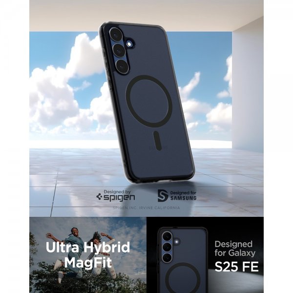Samsung Galaxy S25 FE Deksel Ultra Hybrid MagFit Frost Black