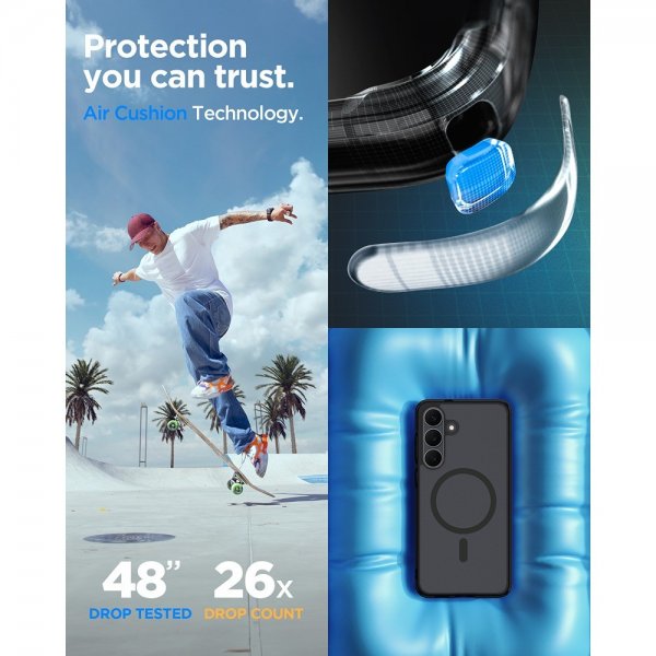Samsung Galaxy S25 FE Deksel Ultra Hybrid MagFit Frost Black