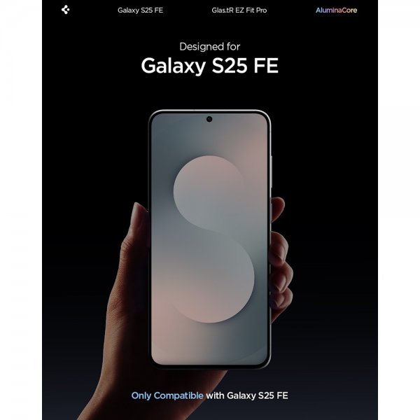 Samsung Galaxy S25 FE Skjermbeskytter GLAS.tR EZ Fit Pro 2-pakning