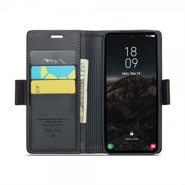 Samsung Galaxy S24/S25 Etui 023 Series Svart