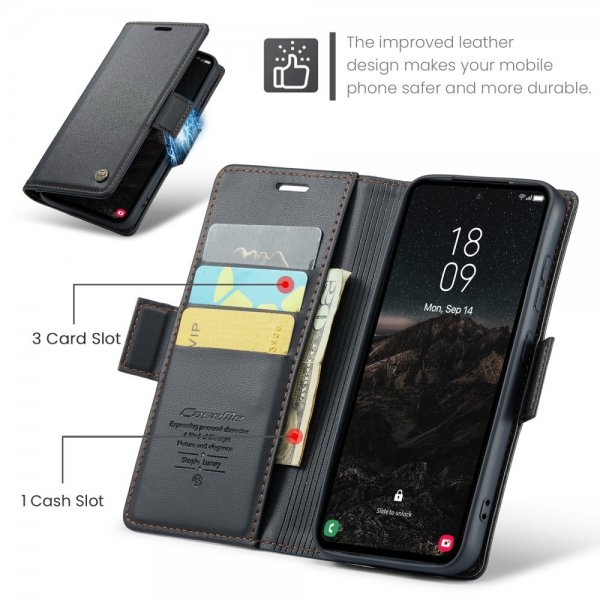 Samsung Galaxy S24/S25 Etui 023 Series Svart