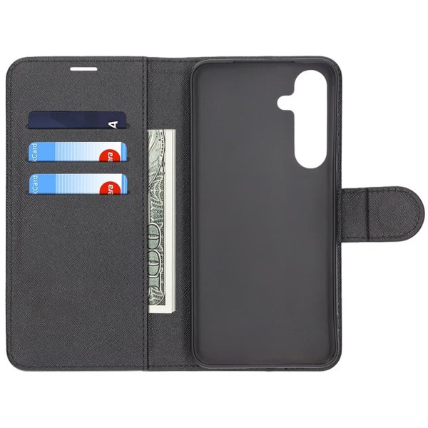 Samsung Galaxy S25 Plus Etui 3 Kortlomme Svart