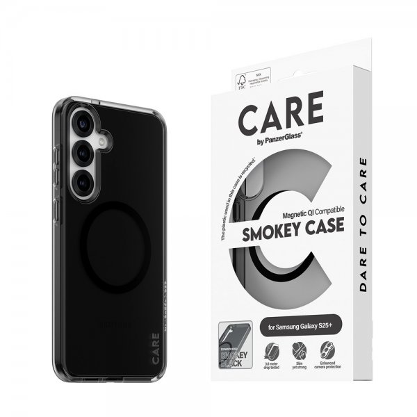 Samsung Galaxy S25 Plus Deksel Smokey MagSafe Svart
