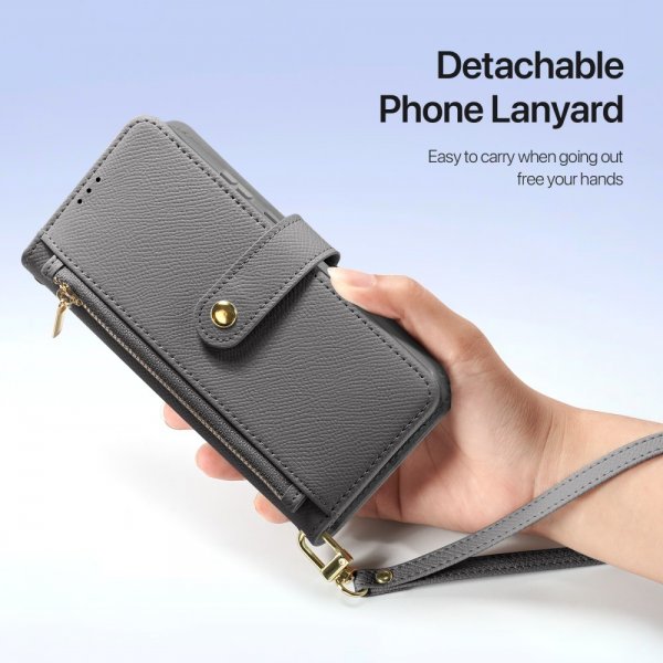 Samsung Galaxy S25 Ultra Etui 2-in-1 Lawa Series MagSafe Grå