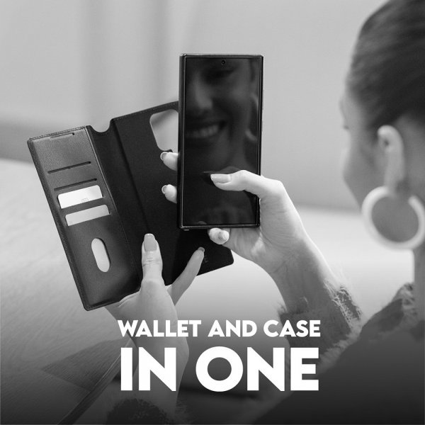 Samsung Galaxy S25 Ultra Etui Tango Two-in-One Wallet MagSafe Svart