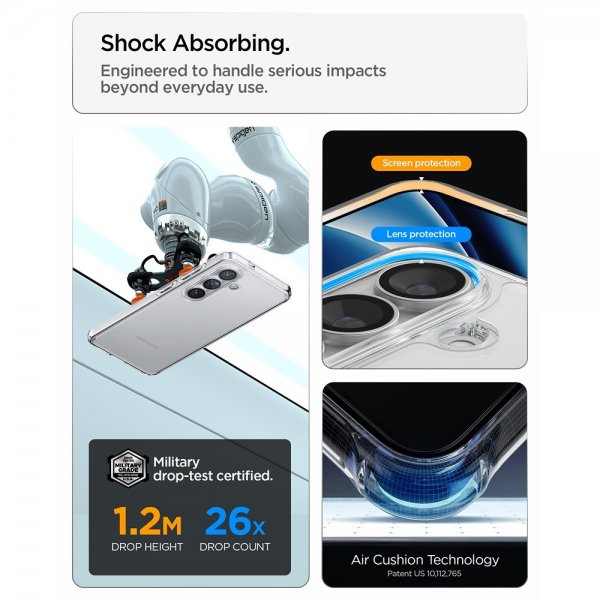 Samsung Galaxy S26 Plus Deksel Ultra Hybrid Crystal Clear